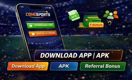 Download the app, unlock code COME100, and enter ₹1 contests faster