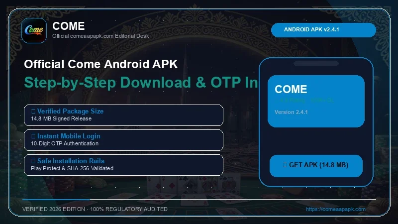 Come Official Android APK v3.6.5 Download & Installation